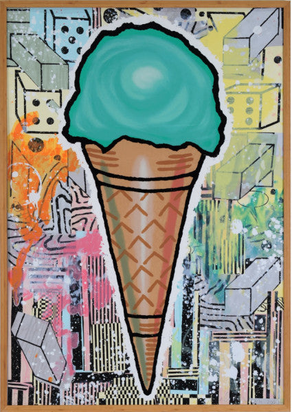 Donald Baechler | Green Cone